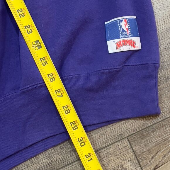 RARE! Vintage 1991 Nutmeg Mills Phoenix Suns Purple Sweatshirt Made in USA - XL - Picture 10 of 10